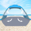 Gorich Beach Tent Sun Shelter for 3/4-5/6-7/8-10 Person with UPF 50＋ UV Protection, Lightweight & Easy Setup Beach Shade Canopy, Portable Beach Shade Tent Beach Cabana by TinyTreasures Baby Boutique
