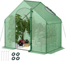 71x40x66 Walk-in Mini Greenhouse Kit for Outdoors with Durable Greenhouse Plastic Cover, 4-Tier Small Green Houses for Outside Gardening & Plant Protection, Portable Indoor Green House by GreenHaven Gardens