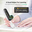 SVANTTO 102 Translator Pen Scanner, Text to Speech Device for Dyslexia, OCR Digital Highlighter Reader Pen, Exam Reading Pen, Bluetooth Langage Translator, No Monthly Fee（White） by TinyTreasures Baby Boutique