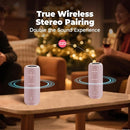 Bluetooth Speaker,30W Portable Wireless Speaker with TWS,IPX7 Waterproof, 8H Playtime, LED Lights,for Pool/Beach/Shower, Blue Gifts, Electronic Gifts by TinyTreasures Baby Boutique