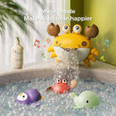 TUMAMA Baby Bath Toy,Bath Bubble Maker Machine with Music,3 Wind-Up Bathtub Toys,Crab Shower Water Toy for Toddlers Kids Boys Grils,4 Pieces by TinyTreasures Baby Boutique