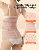 3 in 1 Postpartum Belly Band (Beige), Post Partum Waist Binder, Posture Correction Abdominal Binder, Belly Band Postpartum Belly Wrap, Postpartum Belly Wrap (For waistline 29"-37", L) by TinyTreasures Baby Boutique