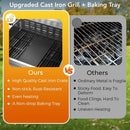 Gas Grill,Heavy-Duty Stainless Steel BBQ Grill,4 Burner Gas Grill with Side Burner,42000 BTU Propane Grill for Outdoor Cooking,Barbecue,Garden and Patio Backyard by GreenHaven Gardens