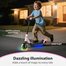 Foldable Children's Electric Scooter (Ages 6-14) - Top Speed 16 km/h, Maximum Range 8 km, 7-inch Illuminated Front Wheel, 6-inch Solid Rear Wheel by TinyTreasures Baby Boutique