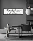 Bless the Food Before Us Wall Decor: Farmhouse Rustic Kitchen Signs Wall Decor Framed Hanging Wall Plaques 12" x 40",Inspirational Quotes The Family Beside Us Signs by CozyNest Decor