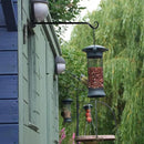 Gtongoko 2 Pack 15 Inch Plant Hangers Outdoor Metal Hanging Plant Bracket Bird Feeder Wall Hooks for Hanging Flower Basket, Wind Chimes, Solar Lanterns, Black by GreenHaven Gardens