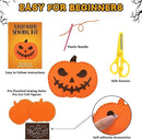 CiyvoLyeen Halloween Craft Kit Kids DIY Crafting and Sewing Set HalloweenStuffed Animal Felt Plushie for Girls and Boys Educational Beginners Sewing Set Sewing Kits for Kids Age 8 9 10 11 12 by TinyTreasures Baby Boutique