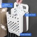 Laundry Basket Hamper,Hanging Wall Collapsible Laundry with Handle,Space-Saving Foldable Storage Dirty Washer Organizer Bin Multi-function Container Waterproof Durable,Set of 2(XL&M) by CozyNest Decor