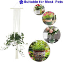 JES&MEDIS 5-Pack Macrame Plant Hangers with 5 Hooks, Different Tiers, Handmade Cotton Rope Hanging Planters Set Flower Pots Holder Stand, for Indoor Outdoor Boho Home Decor by GreenHaven Gardens