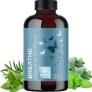 Breathe Essential Oil for Diffuser - Invigorating and Refreshing Breathe Essential Oil Blend with Eucalyptus Peppermint Tea Tree and Mint for Diffusers for Home and Shower Aromatherapy (4 Fl Oz) by CozyNest Decor