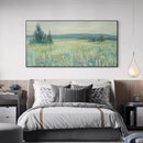 SIGNWIN 24"x46" Extra Large Framed Wall Art Wildflower Meadow Landscape Soft Pastel Nature Illustration for Home Living Room Bedroom Decor (Frame Assembly Required) by CozyNest Decor