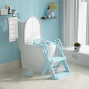 Toddler Potty Training Toilet Seat-Alongside Foldable Potty Train Chair Adapter, Potty Seats with Steps Ladder for Toddlers Kids, Boys, Girls, Child, Baby, and Must-Haves Portable Step Stool Supplies by TinyTreasures Baby Boutique