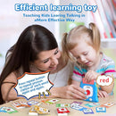 Kidzdo 520 Bilingual Spanish English Talking Flash Cards, Christmas Birthday Gifts for 2 3 4 5 6 Year Old Boys, Montessori Pocket Speech Therapy Toys, Portable Toddlers Toys for Ages 2-6 Kids, Blue by TinyTreasures Baby Boutique