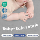 Baby Play Mat for Floor,1.3" Thick Memory foam Tummy Time Mat,79"×158“ Extra Large Soft Velvet Nursery Rug,Non Slip Safe for Crawling,Toddlers,Infants,kids,Tatami Style for Living Room(Light Grey) by TinyTreasures Baby Boutique