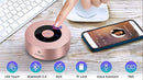 XLEADER Mini Bluetooth Speaker (Travel Case Provided) HD Sound&Rich Bass, Touch Design, 12-15H Playtime, Support Aux Input, Micro SD, Mic, for iPhone Laptop Shower Office, Ideal Gifts, Pink Rose Gold by TinyTreasures Baby Boutique