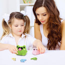 Crochet Kit for Beginners - Frog Family Crochet Kits with Step-by-Step Video Tutorials, Beginner Crochet Kit for Adults and Kids, 2 PCS Frogs and 3 PCS Tadpoles Crocheting Set by TinyTreasures Baby Boutique