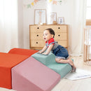 6-Piece Soft PU Leather Toddlers Climbing Toys, Baby Foam Climbing Blocks for Babies Toddlers, Waterproof Foam Play Gym Climber Structures for Toddler 3, Indoor Climb and Crawl Activity Play Set by TinyTreasures Baby Boutique