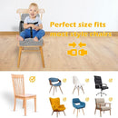 Toddler Booster Seat for Dining Table HOSEASCA 12.6x3.34 Inch Portable High Chair for Travel, Compact Lightweight Travel Booster Seat with Adjustable Straps for Baby by TinyTreasures Baby Boutique