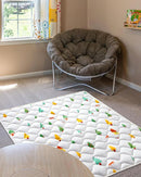 Odorless Premium Foam Baby Play Mat 59" x 59", Soft Microfiber Fabric Crawling Mat for Floor- Comfortable and Hypoallergenic, Non-Slip Cushioned Floor Playpen mat for Infants,Babies,Toddlers by TinyTreasures Baby Boutique