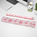 Recorder Instrument for Beginner Kids Adults,8-Hole Soprano Descant Recorder Music Flute with with Cleaning Rod & Leather Case For School Student Home Entertainment(2-Pink Rose) by TinyTreasures Baby Boutique