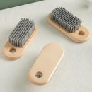 2PCS Wood Laundry Brush, Long Handle Clothing Stain Remover Scrubber, Soft Bristle for Scrubbing Out Tough on Delicate, Easy to Grip Hand Washing Clothes by CozyNest Decor
