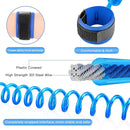 Anti Lost Wrist Link for Toddlers, Safety Toddler Leash, Child Leash, Wrist Leash for Babies and Kids, Children's Safety Wristband for Outdoor, Family Travel(8.2ft/2.5m,Blue) by TinyTreasures Baby Boutique
