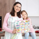 Reward Chart for Kids,Magnetic Behavior Chore Chart for Kids at Home,26 Rainbow White Chore Charts,1960 Star Stickers,56 Reward Stickers,Incentive Chore Chart to Develop Responsibility and Good Habits by CozyNest Decor