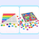 Wooden Montessori Math Counting Hundred Board Toys, 1-100 Consecutive Numbers Learning & Educational Game Toy for Kids Toddlers 3 Year Old with Storage Bag by TinyTreasures Baby Boutique