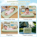 Baby Lounger for Newborn, Bionic Design Baby Lounger, Soft Organic Cotton Breathable Lounger for Infants 0-18 Months (Green) by TinyTreasures Baby Boutique