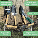 Garden Tool Set of 10 Pieces, Heavy-Duty Stainless Steel Gardening Hand Tools with Repotting Mat and Grow Bags, Gardening Tool Set with Durable Gardening Bag, Ideal Gardening Gifts for Women Men by GreenHaven Gardens