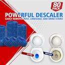 USKICH Toilet Bowl Cleaner Tablets 80 PACK, Bathroom Automatic Toilet Tank Blue Cleaners with Bleach, Slow-Releasing Household Toilet Cleaners for Deodorizing, Descaling, against Tough Stains
