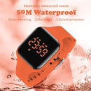 Kids Watches for Girls Boys Digital Sport Watch with Step Counter Pedometer Vibration Alarm Clock, No App Waterproof Fitness Tracker Kids Watch Boys Girls Teens Students Ages 5-16 by TinyTreasures Baby Boutique