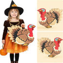 WERNNSAI Thanksgiving Turkey Pinata - Fall Autumn Decorations Wild Turkey Brown Pinata Thanksgiving Party Games for Family Fall Festival Decor Party Favors with Blindfold by TinyTreasures Baby Boutique