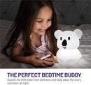 Lumipets Remote Control Silicone Night Light for Kids - Koala Design with 9 Soft Colors & Sleep Timer - Rechargeable, Battery-Operated Lamp for Bedroom | Baby Nursery, Toddler, Girls, Boys by TinyTreasures Baby Boutique