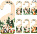 Animals Baby Closet Dividers, 7PCS Wooden Baby Clothes Dividers for Closet Organizers, Newborn to 24 Months Home Animals Theme Nursery Clothes Decor by TinyTreasures Baby Boutique