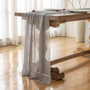 Cheesecloth Table Runner Dusty Blue Gauze Rustic Cheese Cloth Table Runner 120 Inch 10 FT for Wedding Baby Bridal Shower Birthday Engagement Party Long Sheer Boho Home Decorations by CozyNest Decor