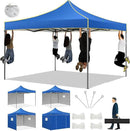COBIZI 10x10 Heavy Duty Pop up Canopy with 4 Removable Sidewalls, Canopy Tent with Portable Bag, Ez Pop up Tent Commercial Gazebo Waterproof Sunshade for All Weather Party Camp Stall Patio by GreenHaven Gardens