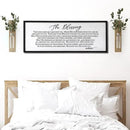 The Blessing Christian Song Lyrics Wall Decor Art 24"X10" Quote Christian Bible Verse Religious Scripture Wall Sign (Black) by CozyNest Decor