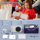 Digital Camera for Kids, WITYEAH 48MP FHD 1080P Point and Shoot Digital Cameras with 16X Zoom Anti-Shake, Compact Portable Cameras for Photography, for Boys Girls Teens Beginners,White by TinyTreasures Baby Boutique