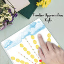 SHLINCO Thank You Gifts for Female Teachers, Suitable for Kindergarten, Primary and Junior High School Classroom Souvenirs, Fingerprint Art Canvas DIY, Year-end Gifts for Class Teachers by TinyTreasures Baby Boutique