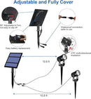 T-SUN Solar Spotlights 2W Outdoor LED Landscape Spot Light, 2-in-1 Waterproof Solar Powered Wall Lights Auto ON/Off with Dual Headlamp for Garden, Yard, Pathway(Warm White) by GreenHaven Gardens