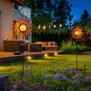 TAKE ME Sun Solar Lights Garden Outdoor Waterproof Metal Stakes for Patio Yard Walkway LawnPatio Mothers Day Gifts Mom Wife Grandma (Red Sun) by GreenHaven Gardens