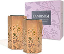 2 Pack Dragonfly Solar Lanterns Outdoor Waterproof - Birthday Gifts for Women, Men, Mom, Solar Lights Outdoor Hanging Garden Decor for Outside, Patio, Outdoor, Yard, Lawn, Balcony by GreenHaven Gardens