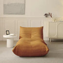 Luxury Sofa Couch Chair, Lazy Floor Seating, Fireside Bean Bag Chair, Ergonomic Tatami Sofa Lounger for Living Room, Bedroom, Office, Single Seat, Brown by CozyNest Decor