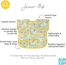 Bumkins Bibs - Toddler Bibs, Waterproof, Large for 1-3 Years, Short Sleeve by TinyTreasures Baby Boutique