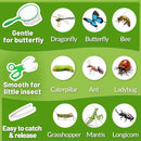 2 Set Bug Catcher for Kids- Educational Bug Catching Kit Including Butterfly Net, Insect Clip, Tweezer, Outdoor Toys for Kids Ages 3-10 (Green) by TinyTreasures Baby Boutique