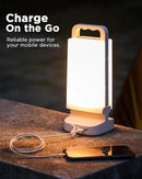 Camping Lantern, solar Lanterns, 6000mAh Rechargeable Light 2-in-1 Dimmable Outdoor Waterproof Gear with USB Charging – lanterns for power outages Hurricane, Hiking, Fish, Emergency, and Home by CozyNest Decor