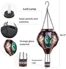 Hot Air Balloon Solar Lantern Outdoor - Flame Hanging Solar Light Waterproof Lanterns for Patio Garden Yard Farmhouse Decor, Great Gift(Hummingbird 2) by GreenHaven Gardens