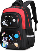 Cartoon Backpack for Boys, 17 Inch Kids Space Backpack for Children Teens Waterproof School Travel Backpacks by TinyTreasures Baby Boutique