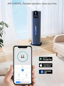8L Smart Humidifiers for Bedroom Large Room, 2.1Gal Cool Mist Top Fill Diffuser Ambient Light, App & Remote Control, 3 Mist Modes, Quiet Humidifier for Home Office Plant (Blue) by TinyTreasures Baby Boutique